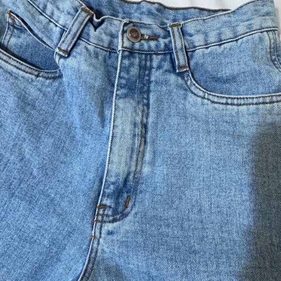 Stylish Light Blue High Rise Women's Jeans - Picture 4 of 6